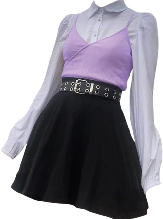 fashion clothes egirl purple skirt freetoedit...