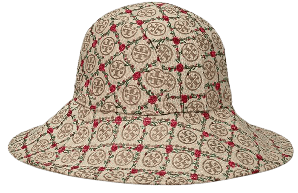 T Monogram Embroidered Bucket Hat : Women's Designer Hats | Tory Burch