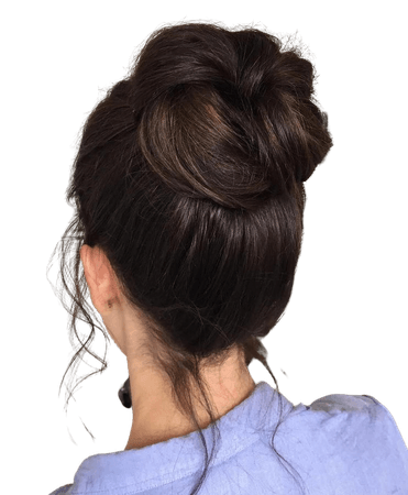 half updo with bangs