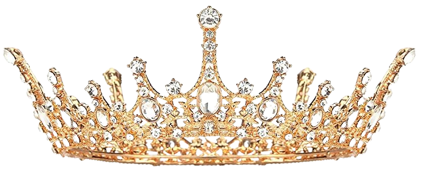 Amazon.com : Makone Queen Crown for Womens Gold Tiara with Clear Rhinestone for Halloween Birthday Girls Prom Halloween Bridal Party : Beauty