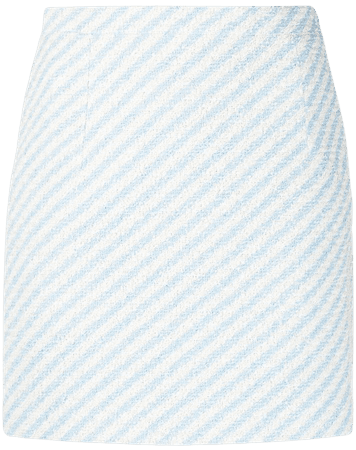 Alessandra Rich Striped Mini Skirt