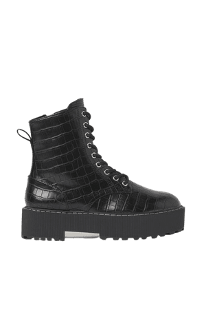 Chunky Combat Boots - Black - Ladies | H&M US