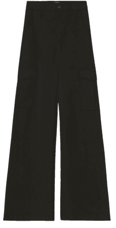 Wide-leg cargo pants - Pants - Woman | Bershka