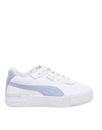 Puma Cali Sport sneakers in white and blue | ASOS