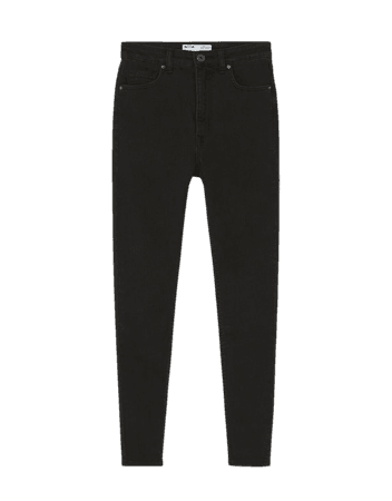 Super high-rise jeans - Denim - Woman | Bershka