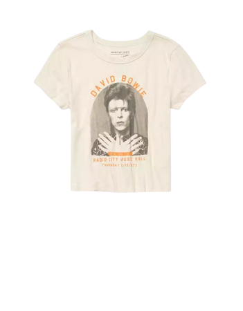 AE David Bowie Graphic Baby Tee