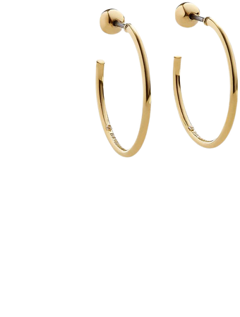Dalilah Earrings - 20MM – Thin gold hoops – BaubleBar