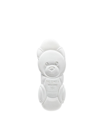 moschino teddy bear chunky white sneakers