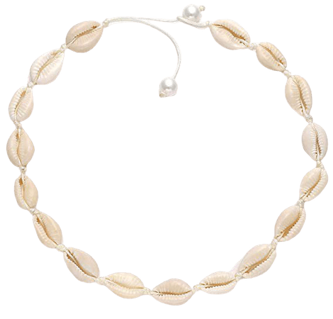 Amazon.com: HSWE Pearls Cowrie Shell Choker Necklace for Women Sea Shell Necklace Adjustable Cord Rope Hemp Collar Necklace Handmade Boho Hawaiian Beach Summer Jewelry (White#1): Gateway