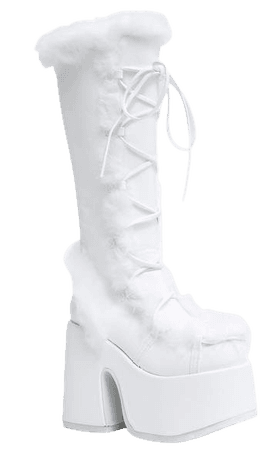 Demonia Pure Vigilance Platform Boots | Dolls Kill