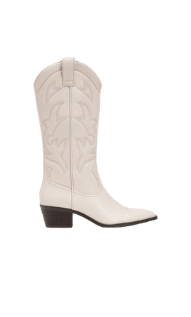 Heeled cowboy boots - Women's Just in | Stradivarius United States
