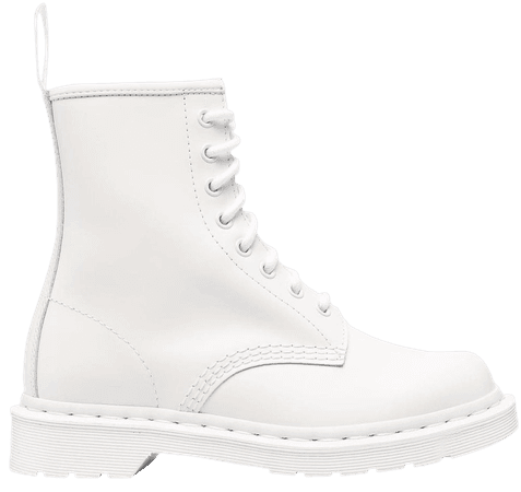 Shop Dr. Martens 1460 Mono leather boots with Express Delivery - FARFETCH