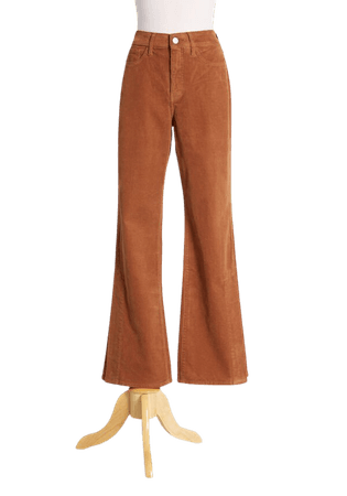 Warp + Weft Can You Dig It Corduroy Flare Pants in Camel | ModCloth