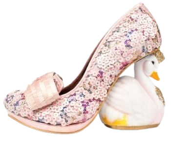 Irregular Choice Pink Swan Heels