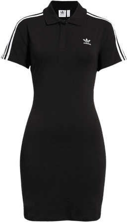 adidas Originals Stretch Cotton Jersey Polo Dress | Nordstrom