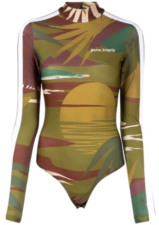 Palm Angels jungle-print Bodysuit - Farfetch