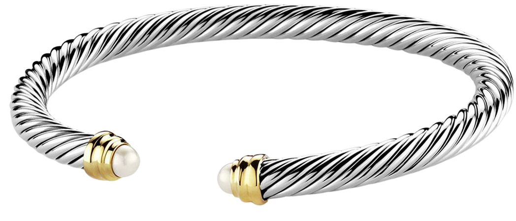 David yurman Pearl cable bracelet