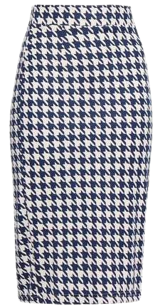 Jaycee Houndstooth Stretch-jersey Pencil Skirt