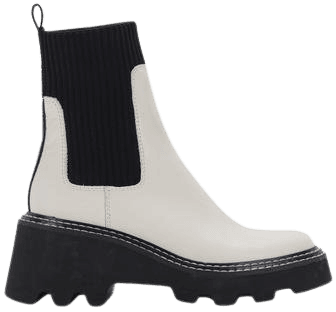 HOVEN BOOTS IN IVORY MULTI LEATHER – Dolce Vita