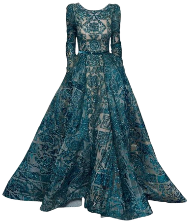 Dark Turquoise Gown