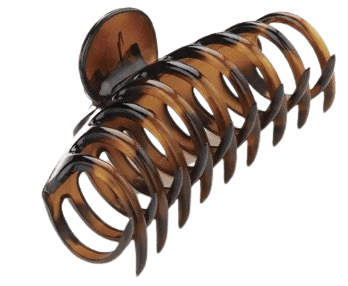 brown claw clip
