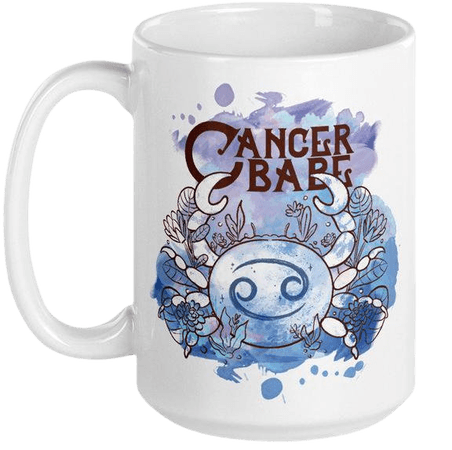 Cancer Mug Cancer Zodiac Zodiac Mug Astrology Mug | Etsy