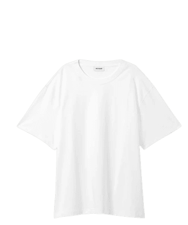 Now Oversized T-shirt - White - Women_Basic_Short Sleeve Tops - Weekday WW