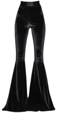 black velvet pants