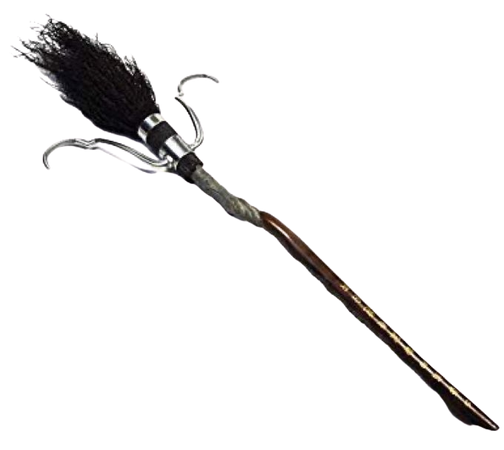 black *firebolt* quidditch broom