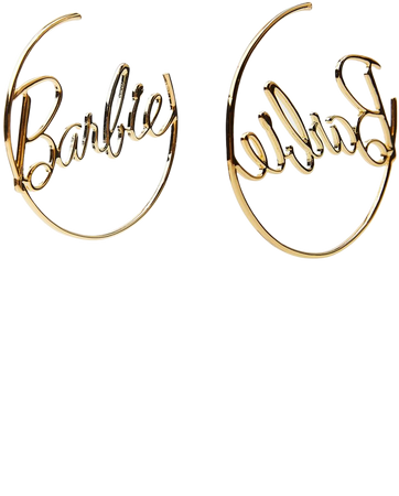 BARBIE™ MATTEL HOOP EARRINGS - Golden | ZARA United States