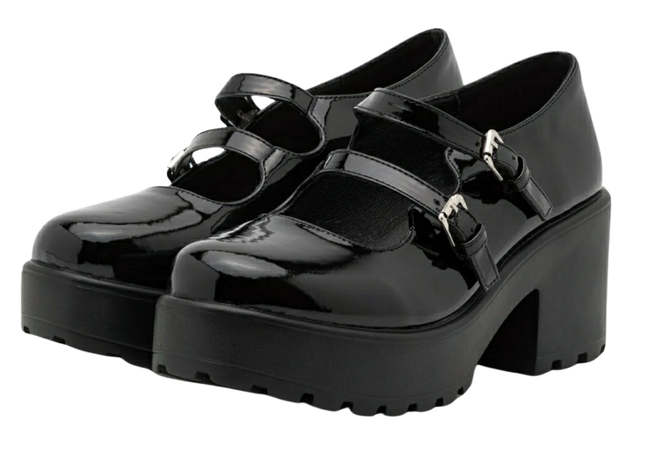 Koi Footwear VEGAN MURA DOUBLE STRAP SHOES - Escarpins à plateforme
