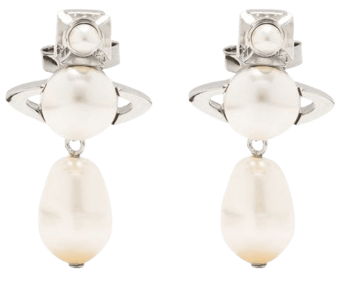Vivienne Westwood Orb pearl-drop Earrings - Farfetch