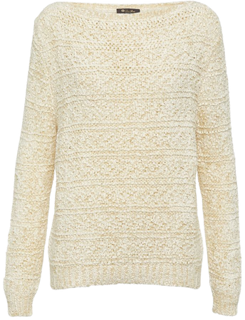 Arequipa Silk And Cotton Sweater in Beige - Loro Piana | Mytheresa