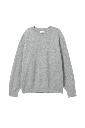 Annie Knit Sweater - Dusty Grey - Weekday WW