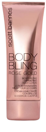 Body Bling Shimmering Lotion - Rose Gold | Scott Barnes