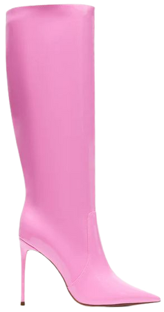 PANTHER Pink Patent Knee High Pointed Toe Boot | Women's Boots – Steve Madden