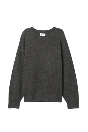 Annie Knit Sweater - Dark Grey - Weekday WW