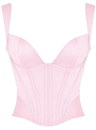 Light pink corset top