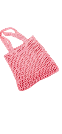 pink beach bag