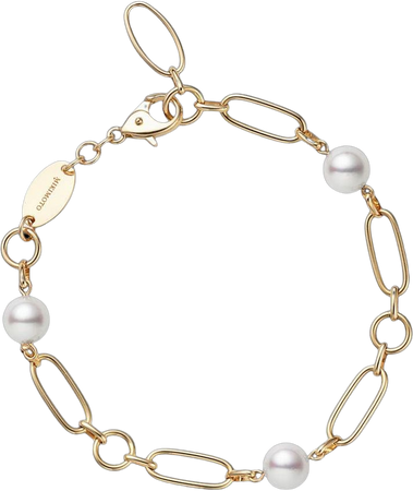 Mikimoto M Collection Cultured Pearl Station Bracelet | Nordstrom