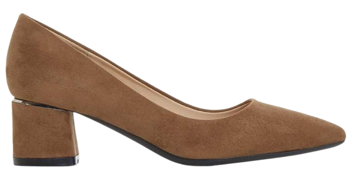 brown shoe butterfly feet