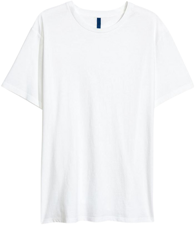 Long T-shirt - White - Men | H&M IE