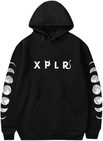 Amazon.com: XPLR Hell Week 22 Cloud Hoodie Long Sleeve Sweatshirts Men Women's Pullover Sam and Colby Clothes (Black-WP11695,L) : Clothing, Shoes & Jewelry