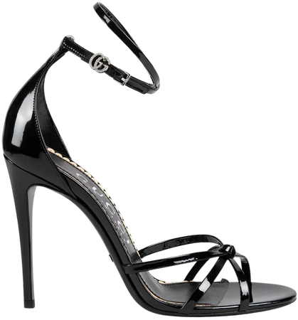 Gucci patent-finish Leather Sandals - Farfetch