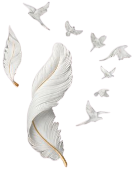 Aurtem White Modern Angel Wings Feather - Wayfair Canada