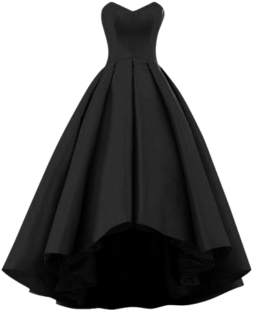 long prom black dress