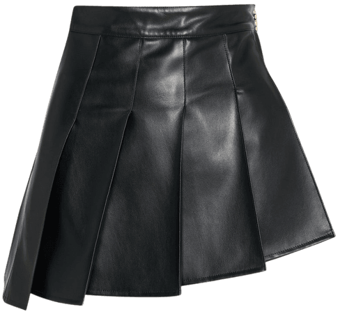 BUY ONLINE FAUX LEATHER SKIRT | GCDS OFFICIAL ONLINE STORE - Fall Winter 2022 For Her