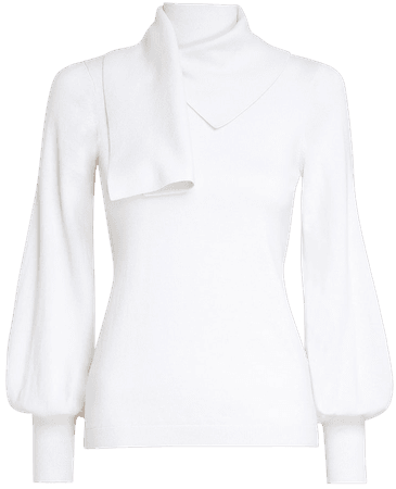 Bell Sleeve Sweater Pearl Online | Zimmermann