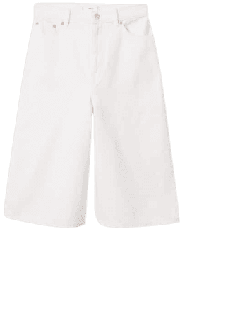 Denim bermuda shorts - Women | Mango USA