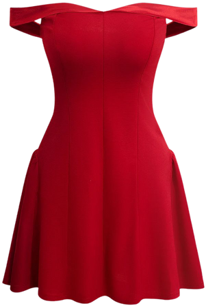 Off Shoulder Pleated Mini Dress – Micas